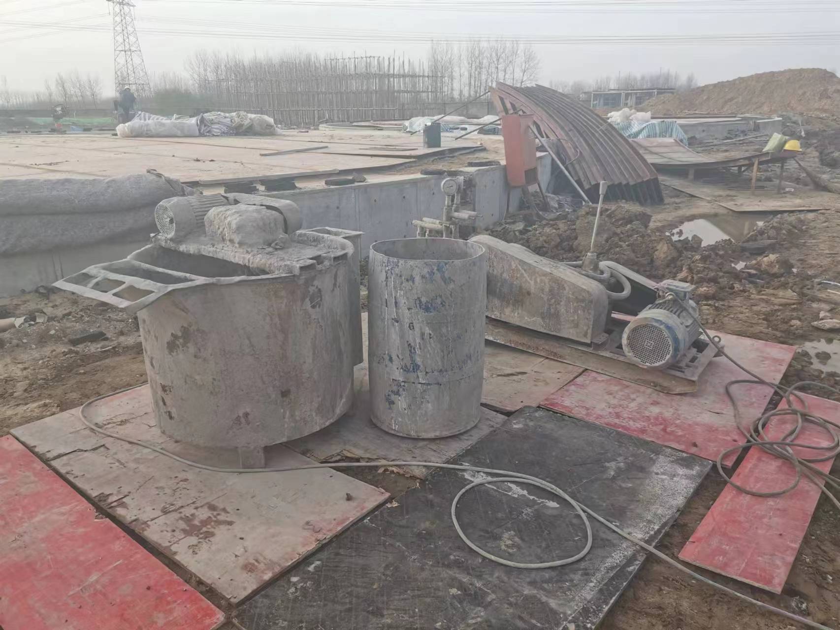 平房设备基础注浆